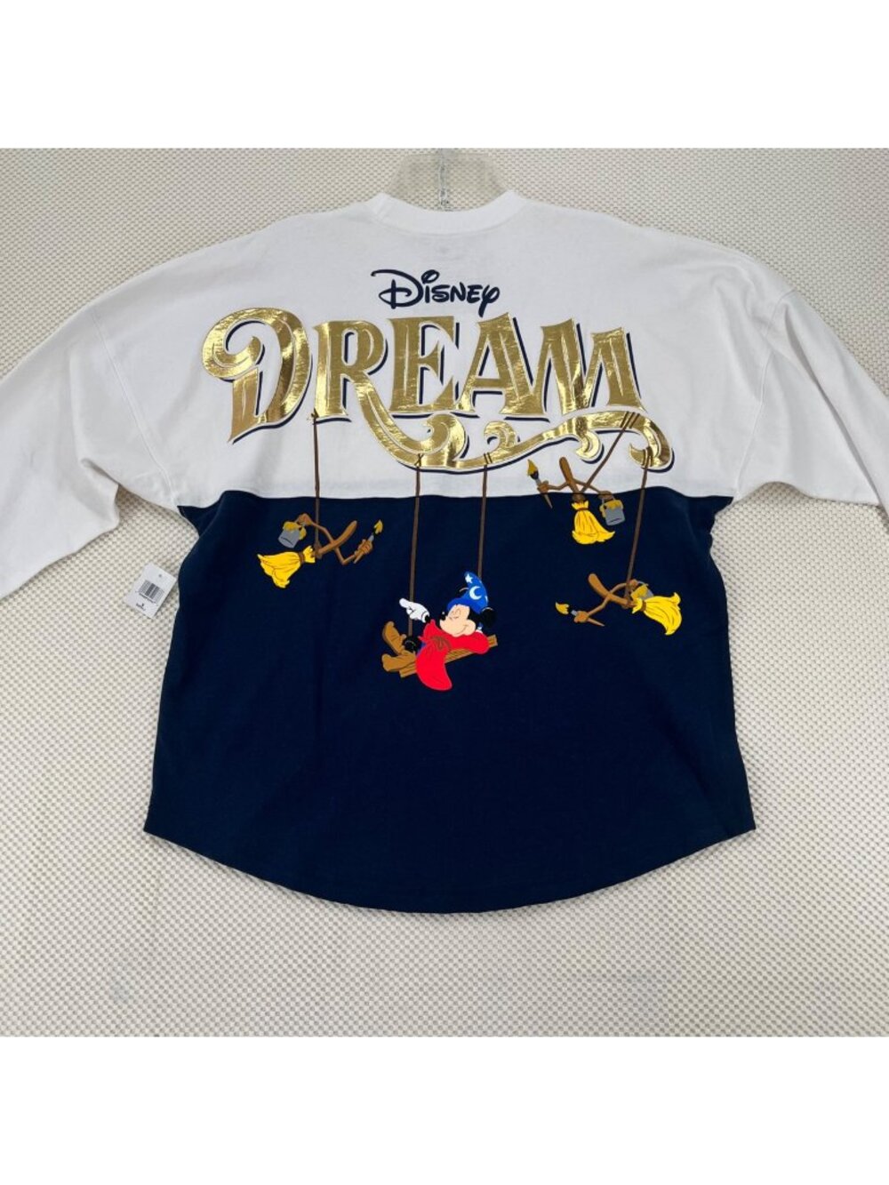 Disney Unisex Small Disney Dream Spirit Jersey Sorcerer Mickey Cruise Line NWT